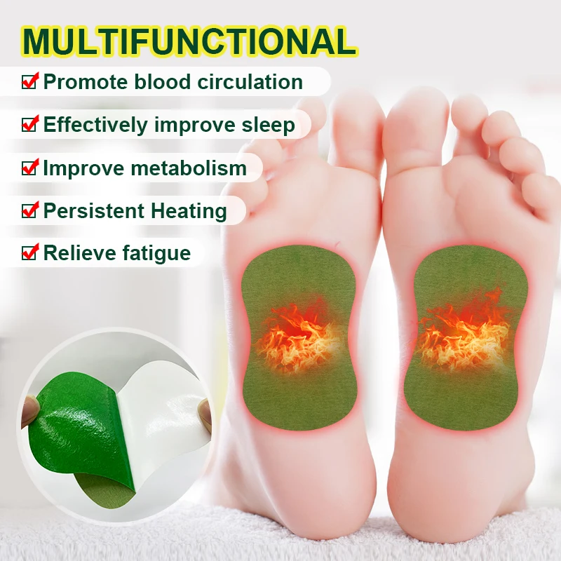 12 = 1 Túi Ngải Cứu Bàn Chân Giảm Đau Thạch Cao Giảm Căng Thẳng Giúp Ngủ Giảm Cân Chân Khử Độc Tố Sức Khỏe chăm Sóc Miếng Dán A676