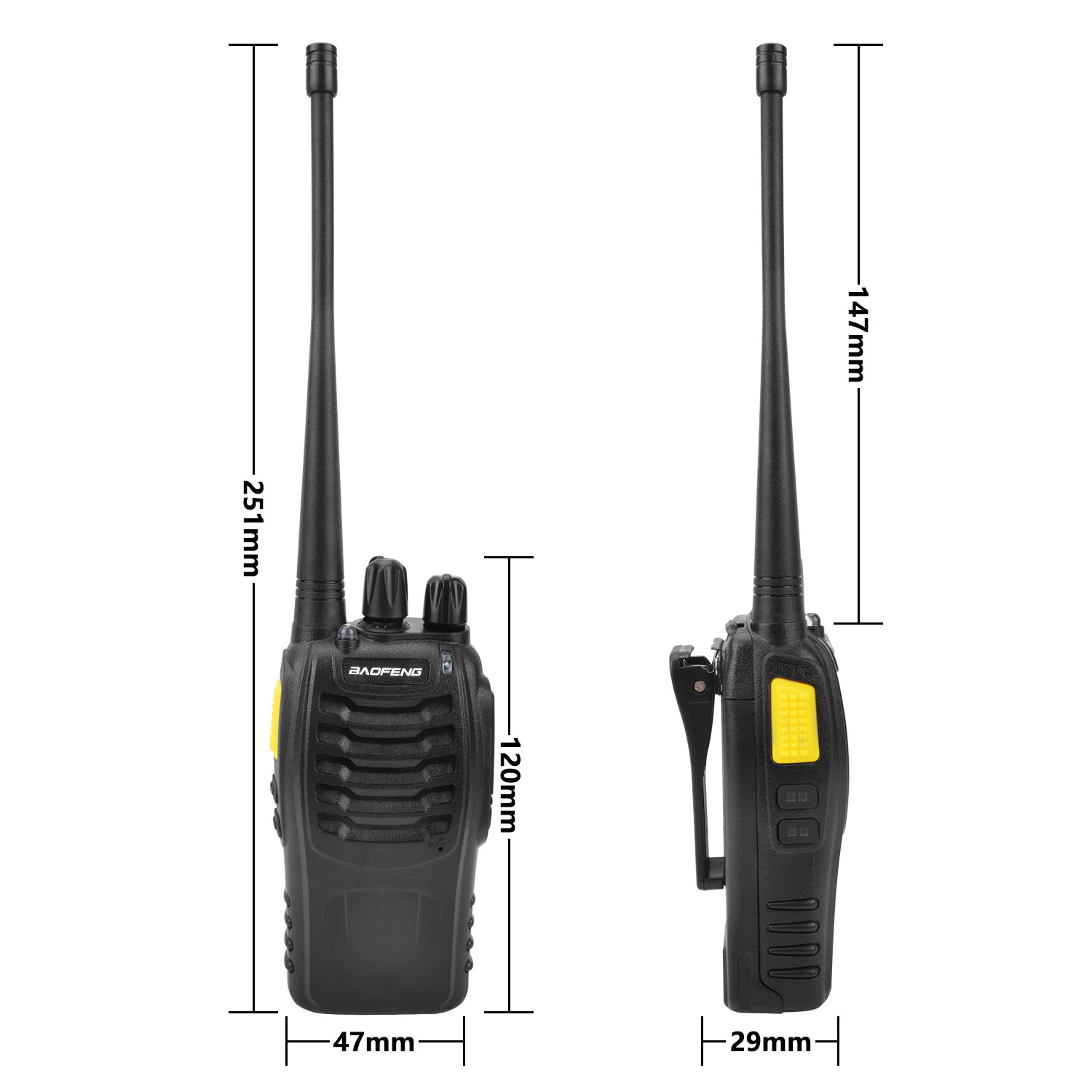 Baofeng BF-888HD UHF 2W Digital Criptografado e Analógico VOX Redução de Ruído Clone Sem Fio Freq Cópia Tipo-C Carga Walkie Talkie