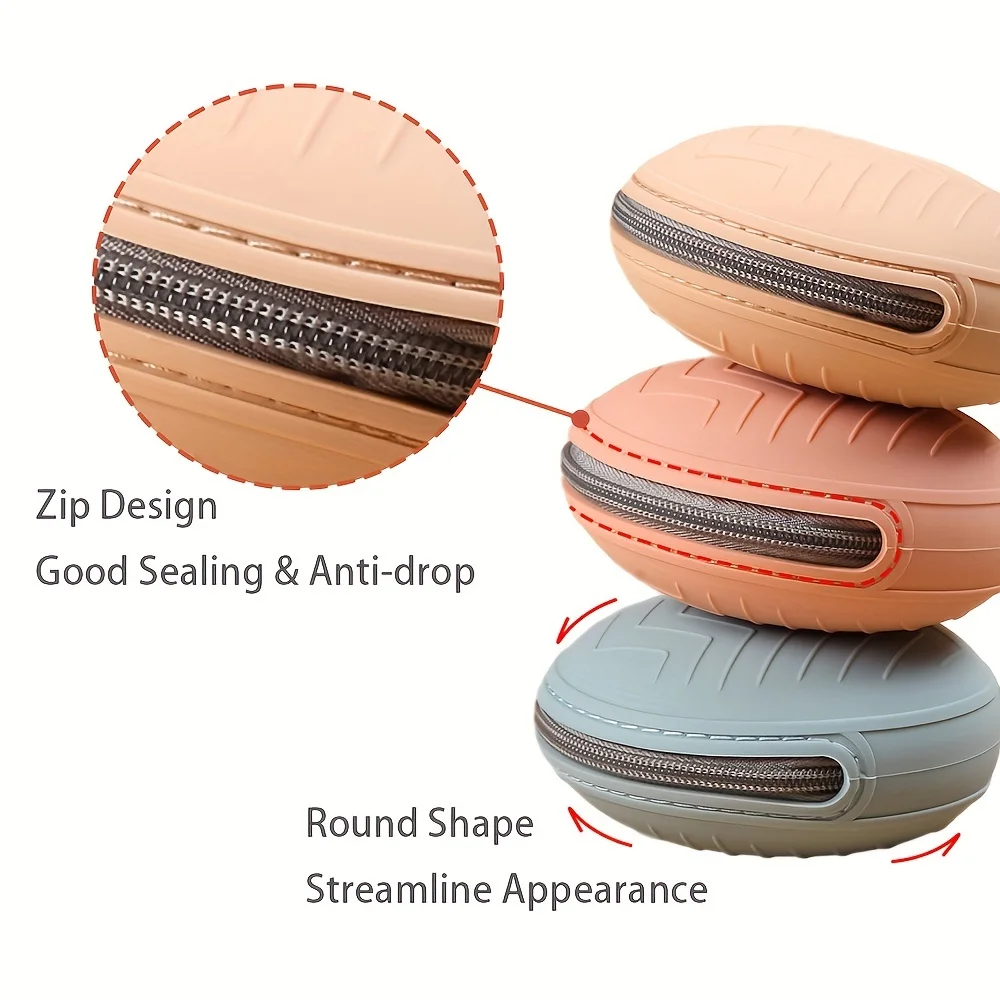 Caso de armazenamento de chupeta de silicone, suporte de chupeta recém-nascido, chupetas de bebê de viagem bolsa de silicone, acessórios de chupeta