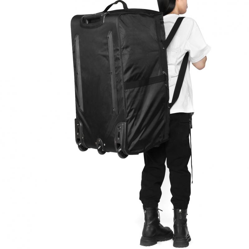 ホイール付き防水ラゲッジトロリー,オックスフォード生地付きトラベルバッグ,大容量,150l