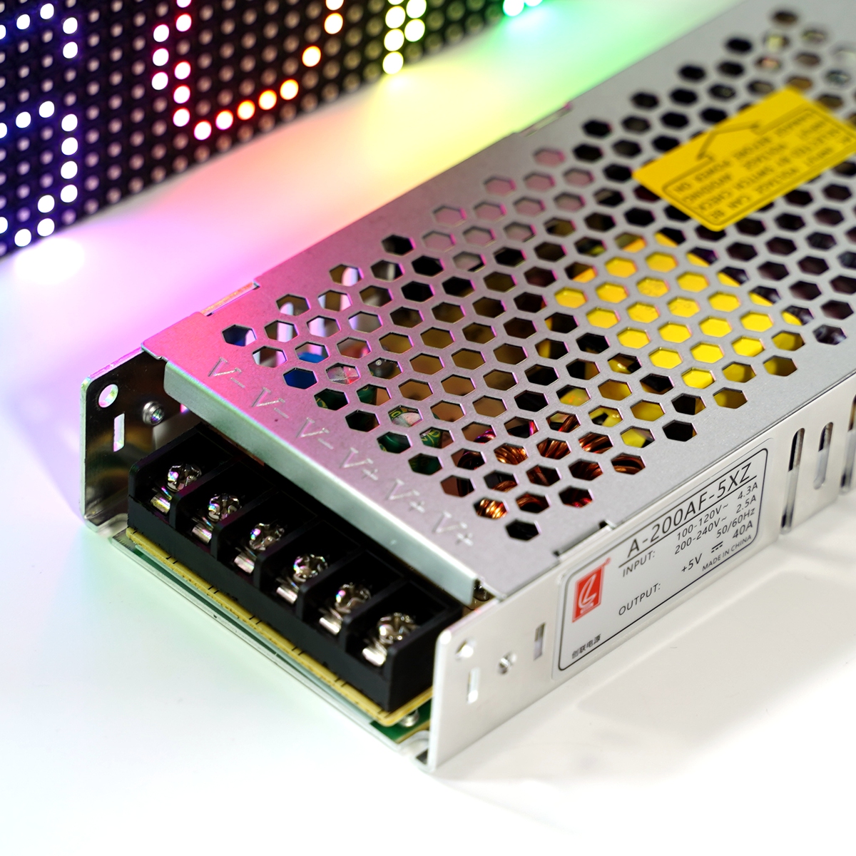 A-200AF-5 Chuanglian 5V40A 200W Power Supply For Large Commercial LED Video Display