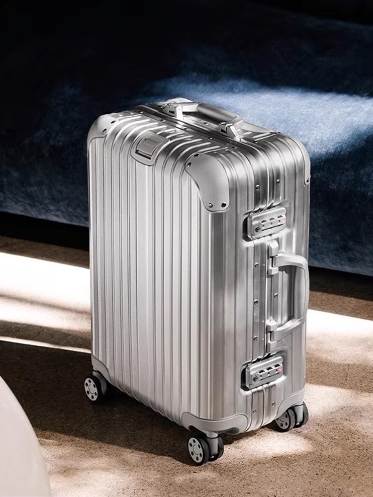 Maleta totalmente de aluminio con actualización de 20-30 pulgadas, modelo clásico, equipaje Popular de Metal, bolsa de viaje, maletas de mano para embarque
