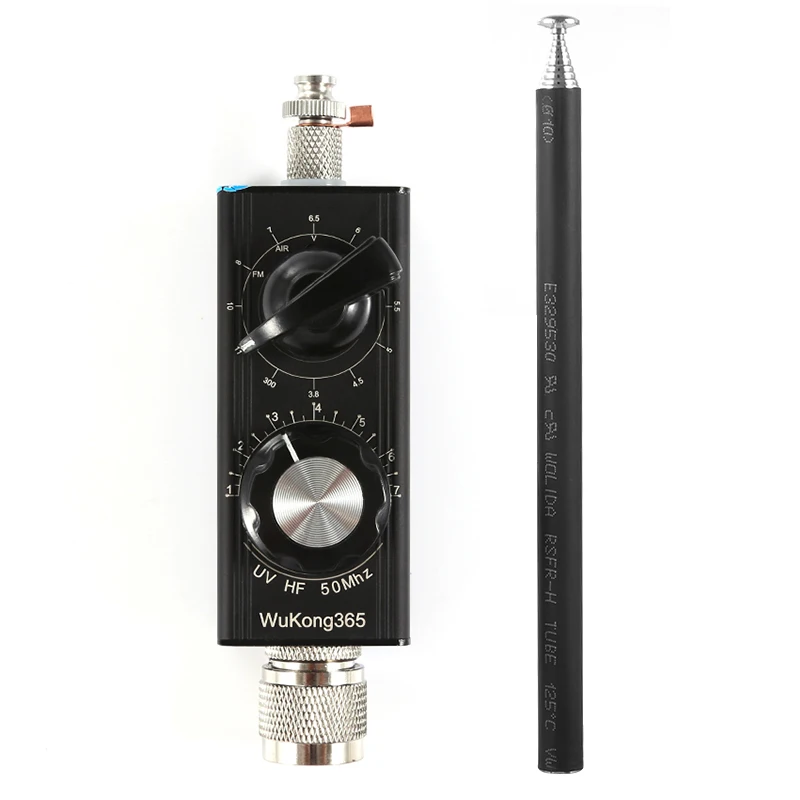 Antena HF de onda corta Mini-ANT 20W QRP, antena sintonizada de banda completa de 5MHz-55MHz para Yaesu FT-817 818 ICOM 703 K1 K2 USDX MCHF