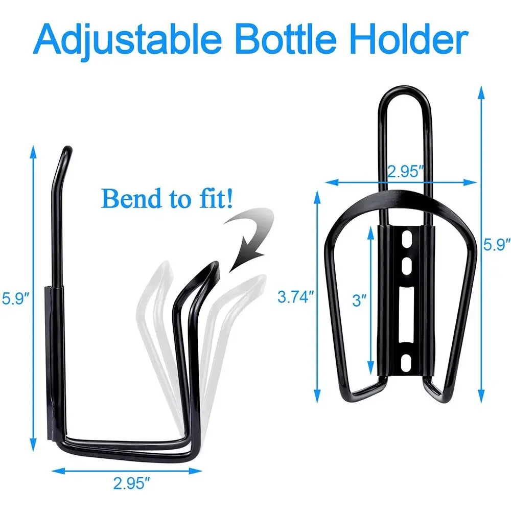 Alumínio Alloy Bicycle Bottle Holder, Ciclismo, Bebida, Water Bottle Rack, Montagem para Mountain Folding Bike Cage
