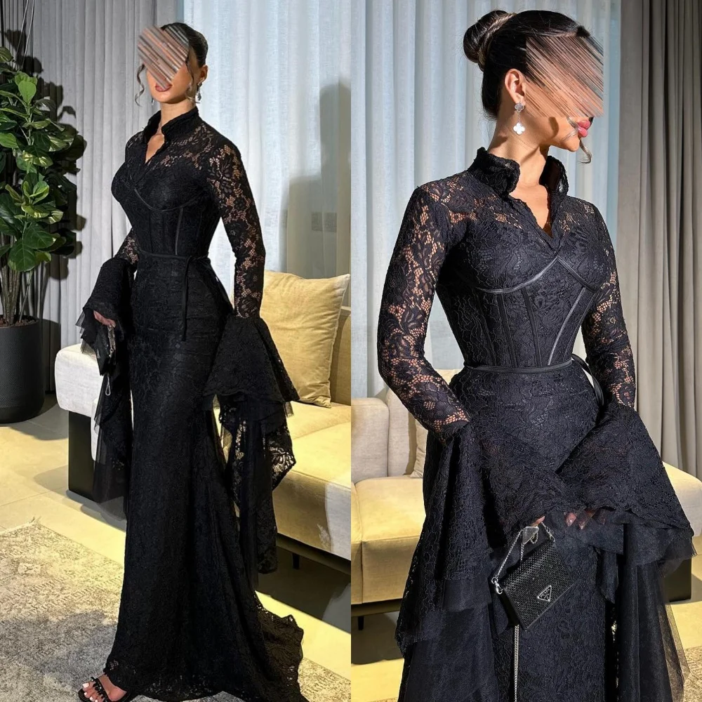 Personalizado requintado sexy jérsei plissado ruched faixa sereia com decote em v vestidos longos sob medida vestidos de ocasião tamanhos elegantes disponíveis
