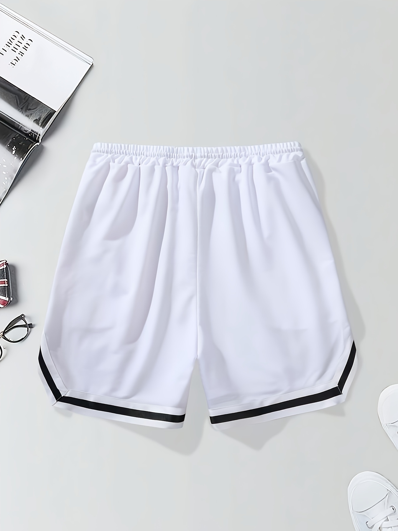 LOS ANGLES Print heren losse grote trekkoord casual minimalistische shorts man broek casual shorts zomer nieuw in herenkleding Thi