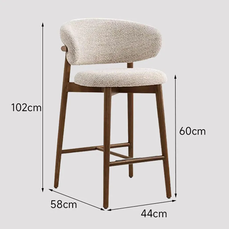 ไม้เก้าอี้บาร์กลางแจ้งห้องครัวสวนห้องนอนบาร์เก้าอี้สูงหรูหราบาร์ Sandalyesi Mutfak เฟอร์นิเจอร์ร้านอาหาร