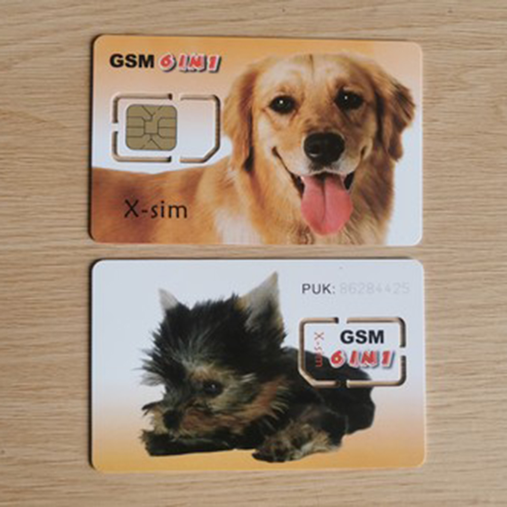 Super Sim Card Cell Phone, Backup Celular Acessório, 6 em 1 Max