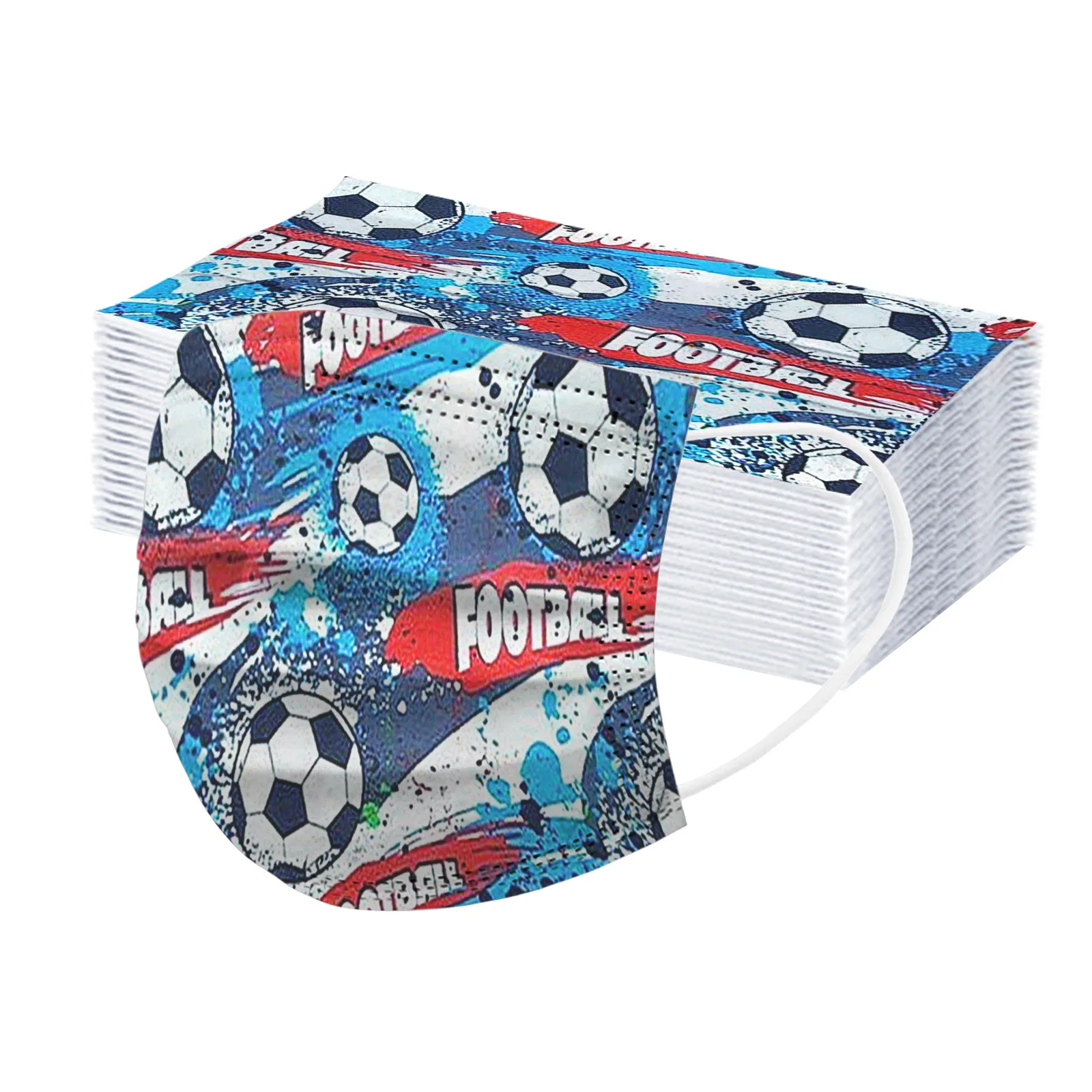 Masque jetable décontracté de haute qualité pour enfants Masque facial Non tissé Masque de protection respirant imprimé