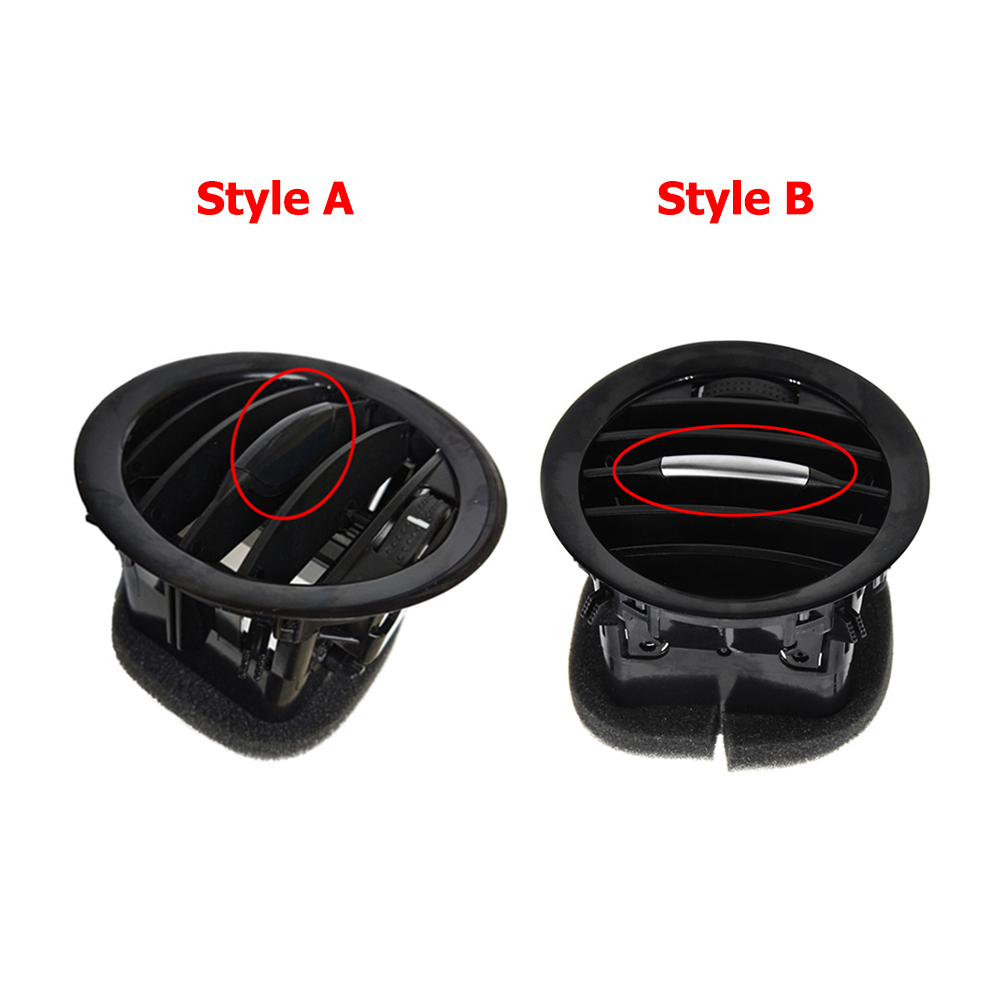 ブラック/クローム A/C エアベントカバーアウトレットグリルはオペル ADAM CORSA D MK3 Vauxhall に適合 13417363 2201099