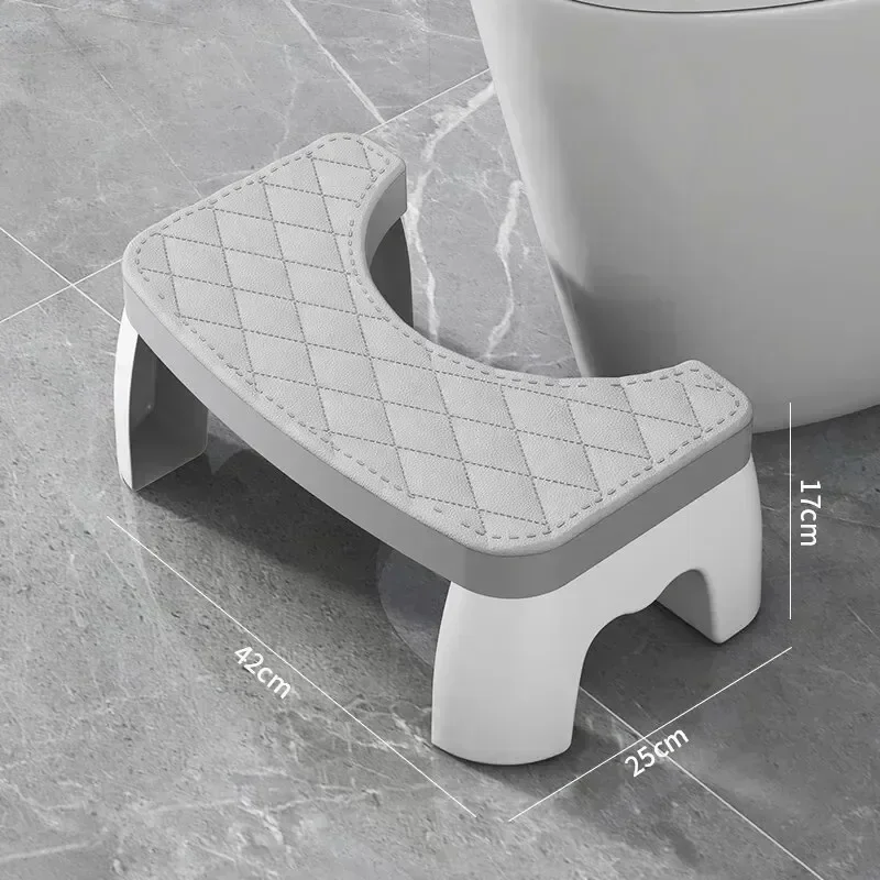Anti-SLIP สตูลห้องน้ํา Squatting สตูลเท้า,Non-Skid สตูลสําหรับผู้ใหญ่เด็กผู้สูงอายุการตั้งครรภ์, ห้องน้ํา Squat ไม่เต็มเต็งสตูล
