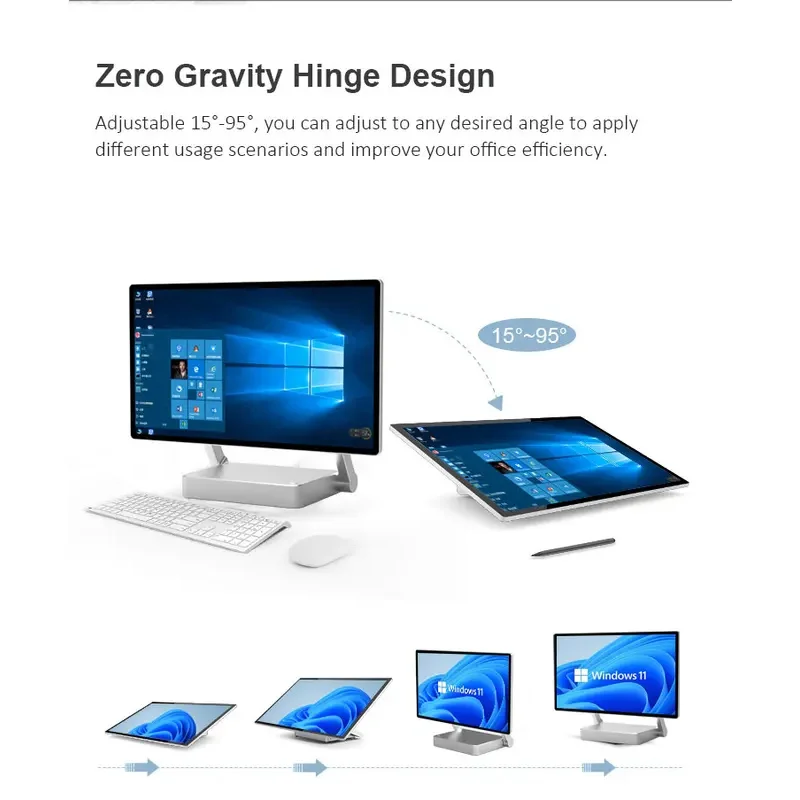 32" 27'' All In One Pc Core I7 I5 I3 8gb Ram 256gb Ssd 500gb Hdd 1920*1080p Hd Led Screen Monoblock Computer