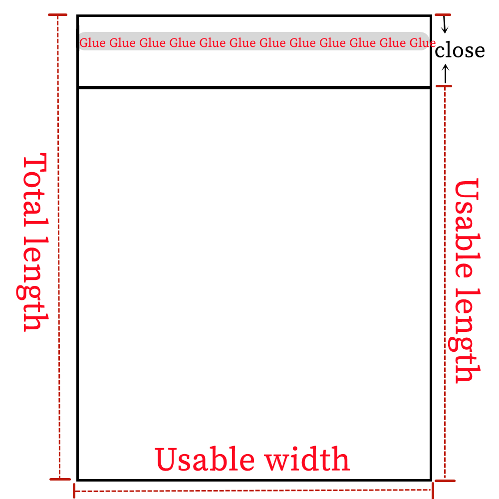 OPP self sealing transparent plastic bag, cellophane, self-adhesive packaging, jewelry, candy, cookies, gift packaging bag