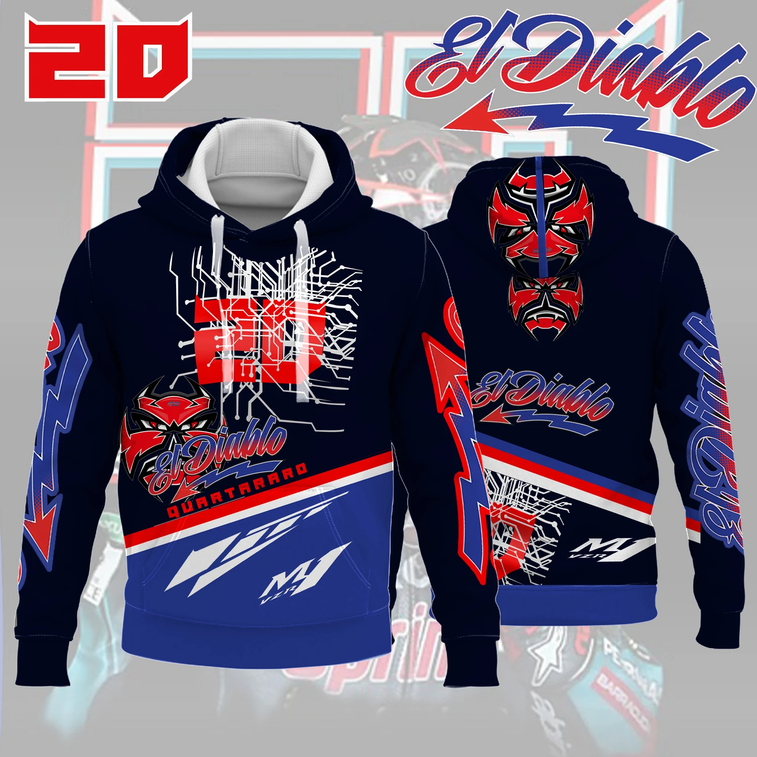 Fabio quartararo 20 motorista equipe de corrida da motocicleta dos homens com zíper moletom moda feminina outono esporte crianças jaqueta casaco