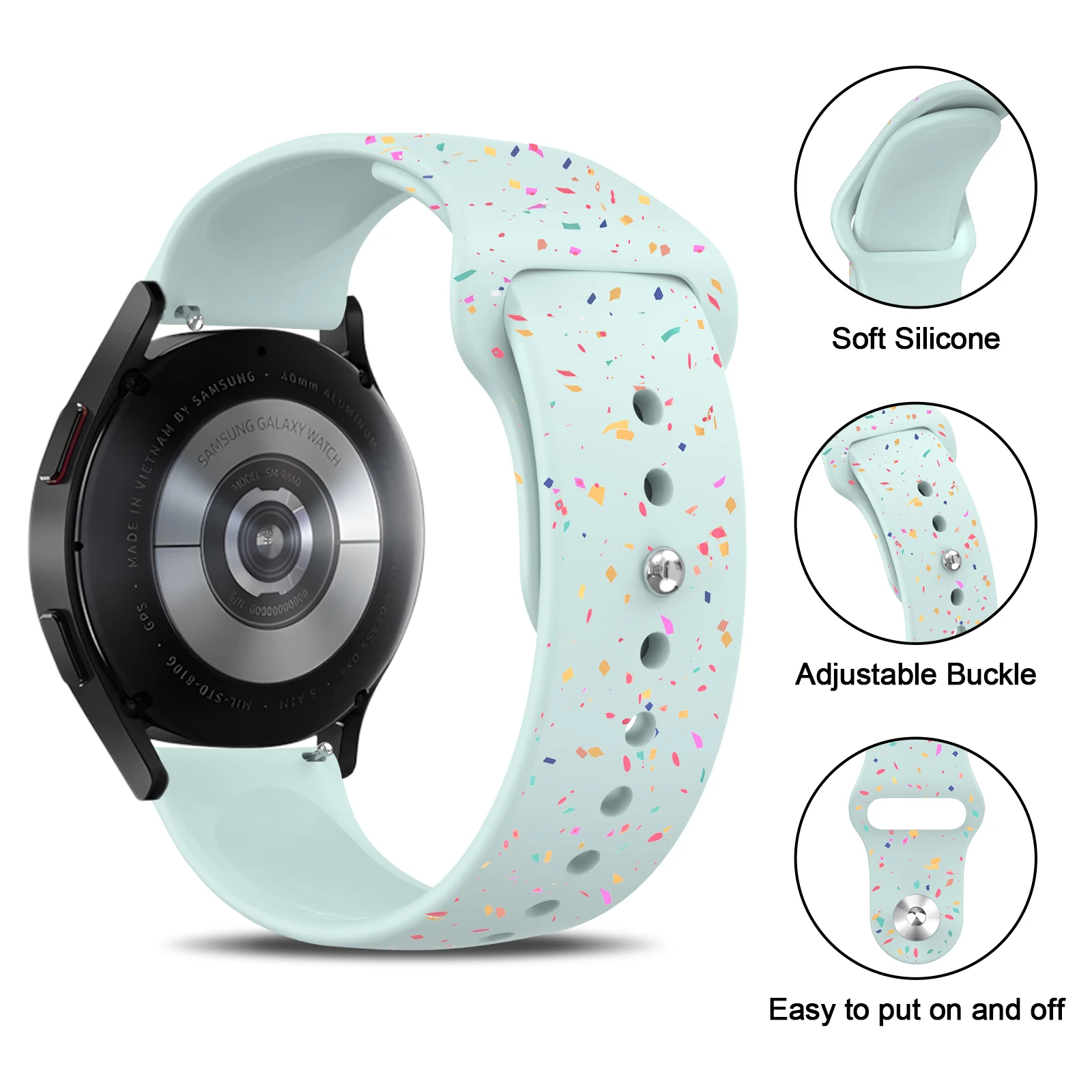20mm Colorful Soft Silicone Band For Amazfit GTS 4/2 Mini GTS 3 2e Strap For Amazfit Bip 3 Pro/Bip U Pro/Bip Lite/Bip S lite