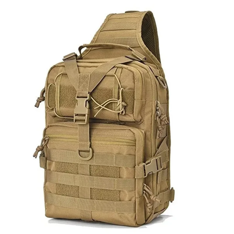 Zaino per borsa da petto Zaino per sport all'aria aperta Borsa per attrezzatura da pesca con tracolla per il trasporto di tutti i giorni
