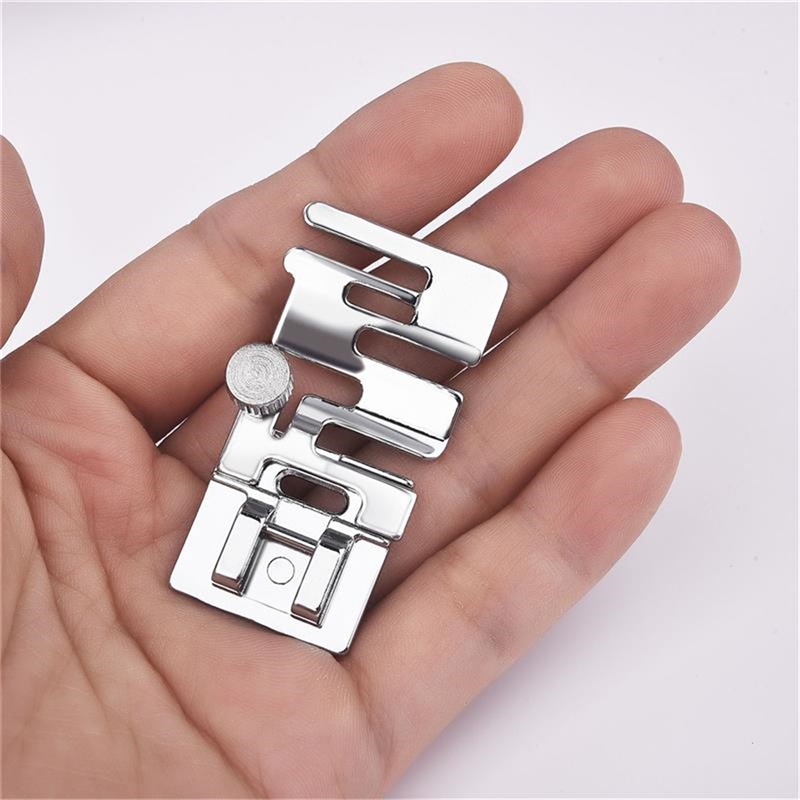 家庭用ミシン部品,押え金,裾を巻く,ゴムバンド,生地ストレッチ,日曜大工のミシンアクセサリー,1個