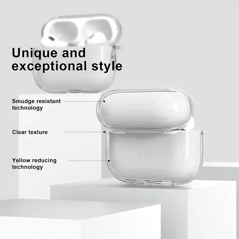 Soft Clear TPU Earphone Case For Airpods Pro 3 2025 Airpods 4 2024 Shockproof Transparent Cover For Airpods 2 3 2021 Shell Case