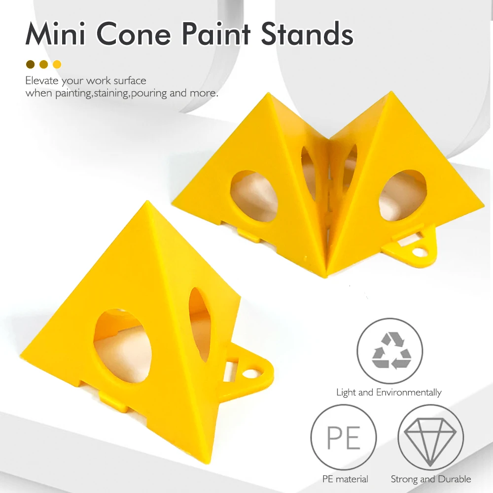 2025 10 stks Schilders Piramide Stands, Deur Stands voor Schilderen, Deur Schilderen Stand, Verf Piramides, Canvas Stand voor Verf Gieten