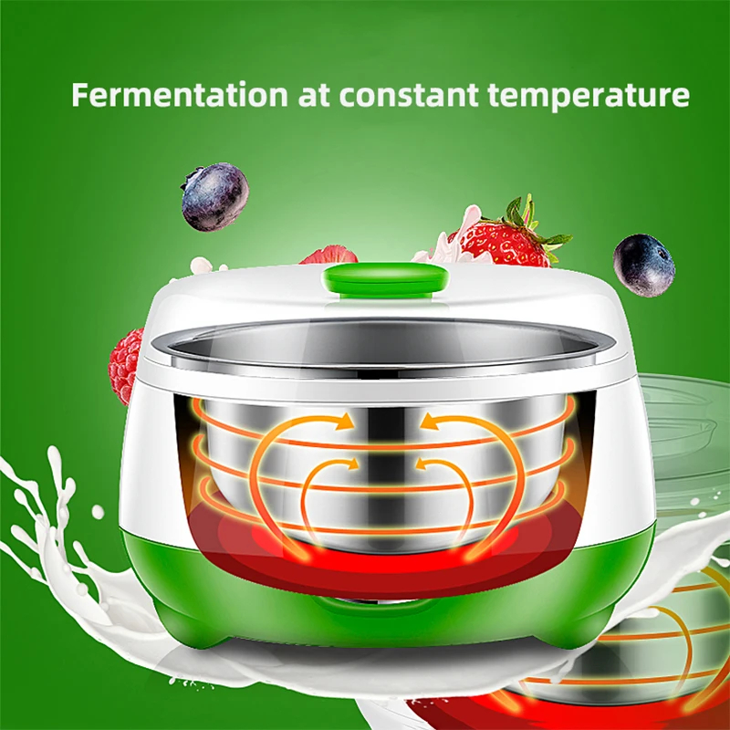 1L Electric Mini Yogurt Maker Automatic Multifunctional 220V Household Rice Wine Maker DIY Yogurt And Natto Fermenting Machine