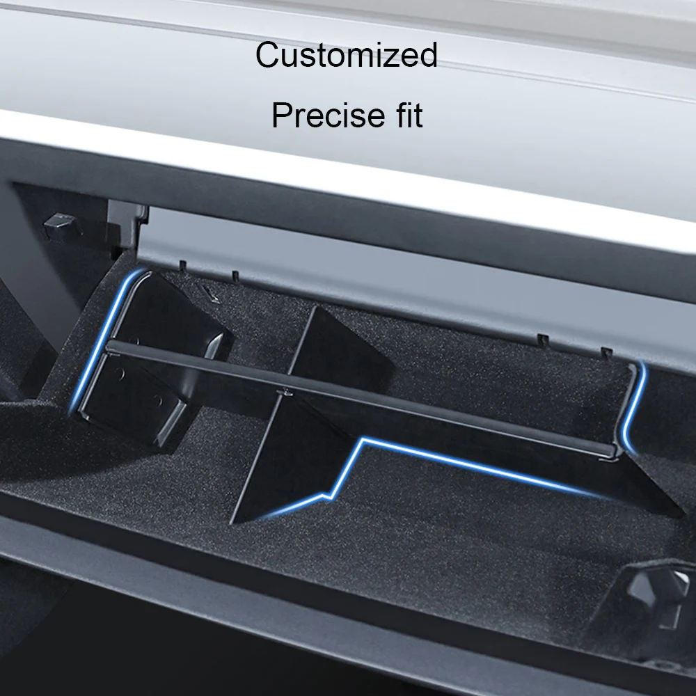 For Tesla Model Y/3 2022-2023 Glove Box Partition Plates Insert Storage Shelf Glove Box Organizer Partition Plate Accessories