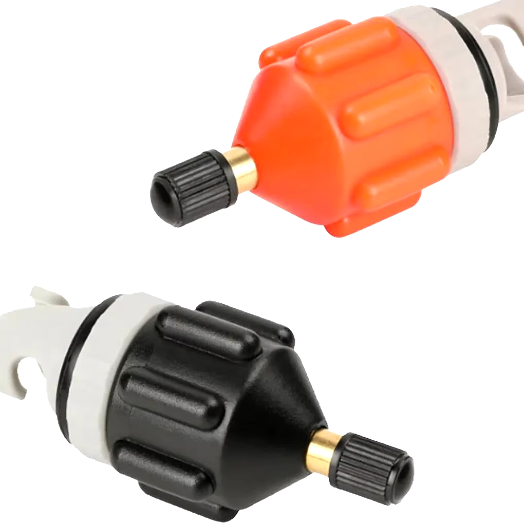Adaptador de válvula de aire a prueba de polvo, resistente al desgaste, adaptador de válvula de aire para bote de remos, adaptador de bomba inflable de nailon para Kayak para barco de tabla SUP