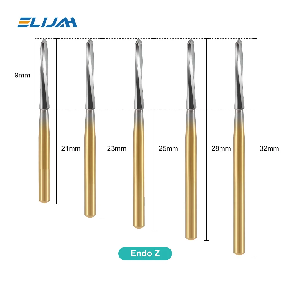 หัวเจาะทังสเตนสำหรับทันตกรรม5ชิ้น/แพ็ค zekrya หัวตัดสำหรับการผ่าตัดเอ็นโดดอนติก FG 1.6มม. ปลอดภัย5ชิ้น