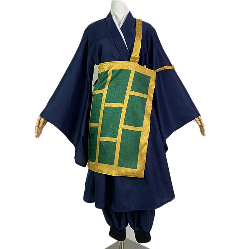 Costume de Cosplay Geto Suguru, kimono noir et bleu, uniforme scolaire, vêtements Anime, Costumes d'halloween pour femmes et hommes