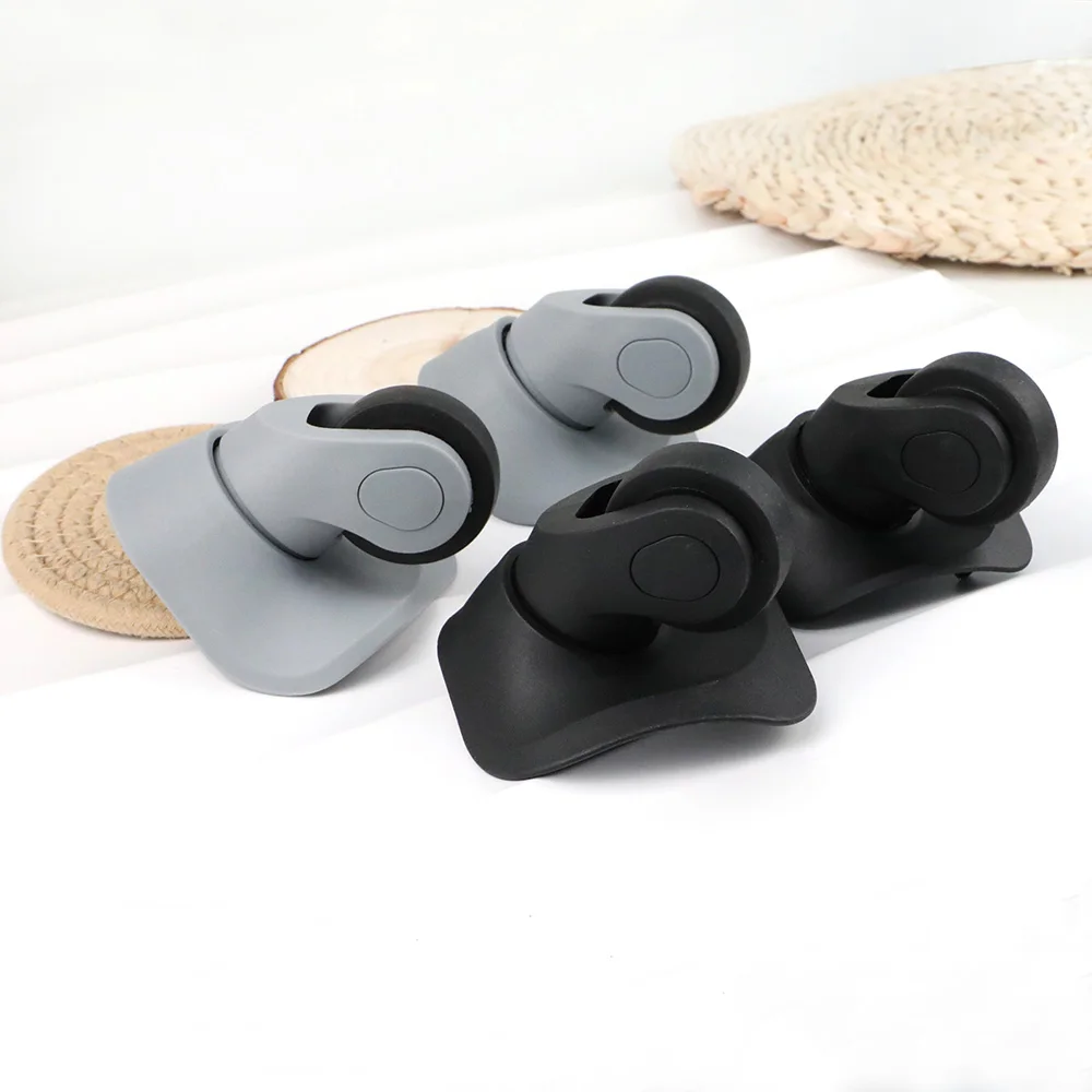 Rodas de bagagem de substituição para malas reparação mão spinner rodízio rodas de borracha peças do carrinho para caixa alfandegária