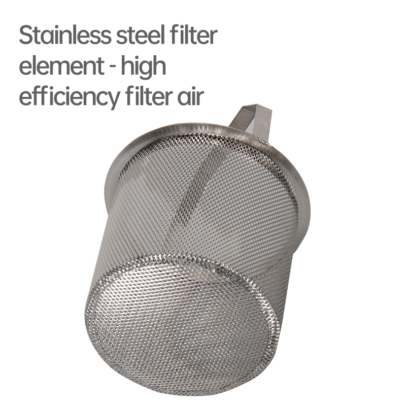 ステンレス鋼316海水カークーラーフランジハンドルフィルター要素パンチメッシュバスケットフィルターメッシュ丸い口