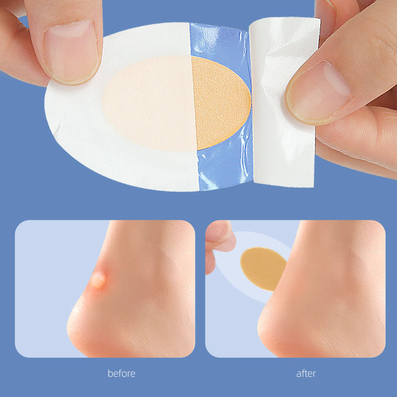 10 Uds. Pegatinas de silicona para zapatos, pegatinas para aliviar el dolor, revestimientos, pegatinas de tacón alto, almohadillas de cojín hidrocoloide adhesivas para el cuidado de los pies