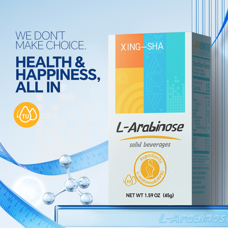 XING-SHA L-Arabinose Solid Beverages, Inhibits Sucrose Catabolism, Reduces Glucose Absorption