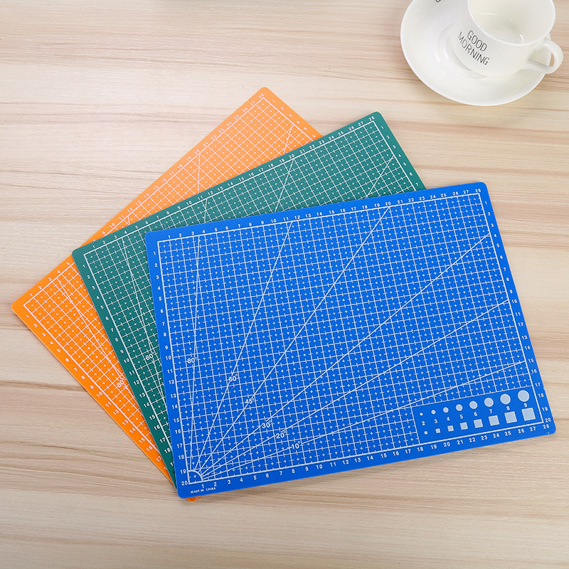 A3 A4 A5 PVC Cutting Mat Workbench Patchwork Cut Pad Sewing Manual DIY Knife Engraving Leather Cutting Board Side Underlay
