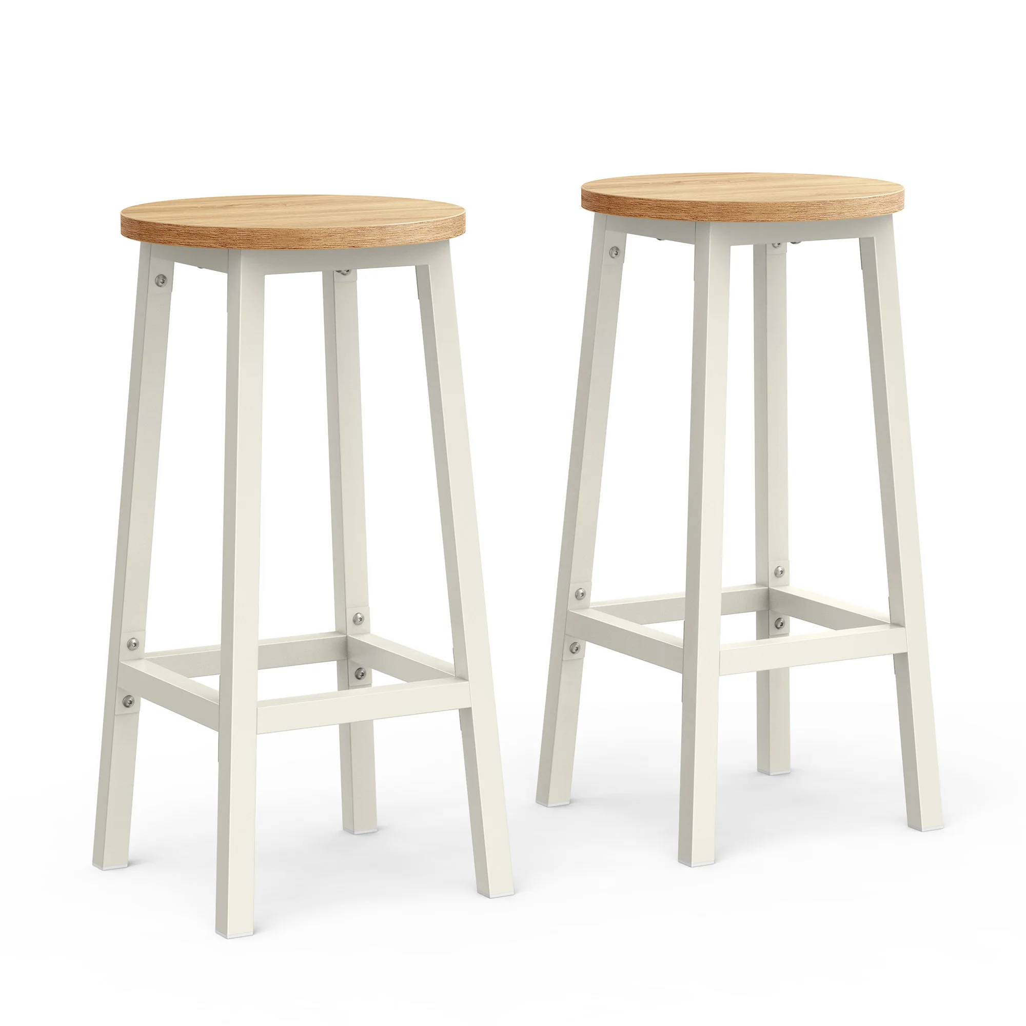 VASAGLE Barhocker Barstühle (Set, 2 St), Barhocker, 2er Set, Barstühle, 65cm/74cm
