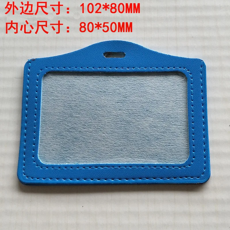 Chất Liệu Da PU Thẻ Tay Bộ Nữ ID Huy Hiệu Ốp Lưng Rõ Ràng Tín Dụng Ngân Hàng Thẻ Huy Hiệu Giá Đỡ Túi Trường Sinh Viên Bus-Màu