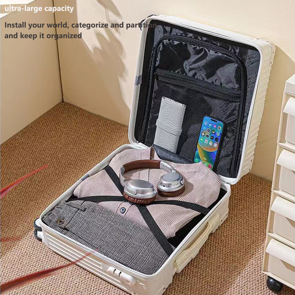 Aluminum Frame Travel bag Suitcase Rolling Luggage 18/20 inch Trolley Luggage Carry-On Cabin Suitcase