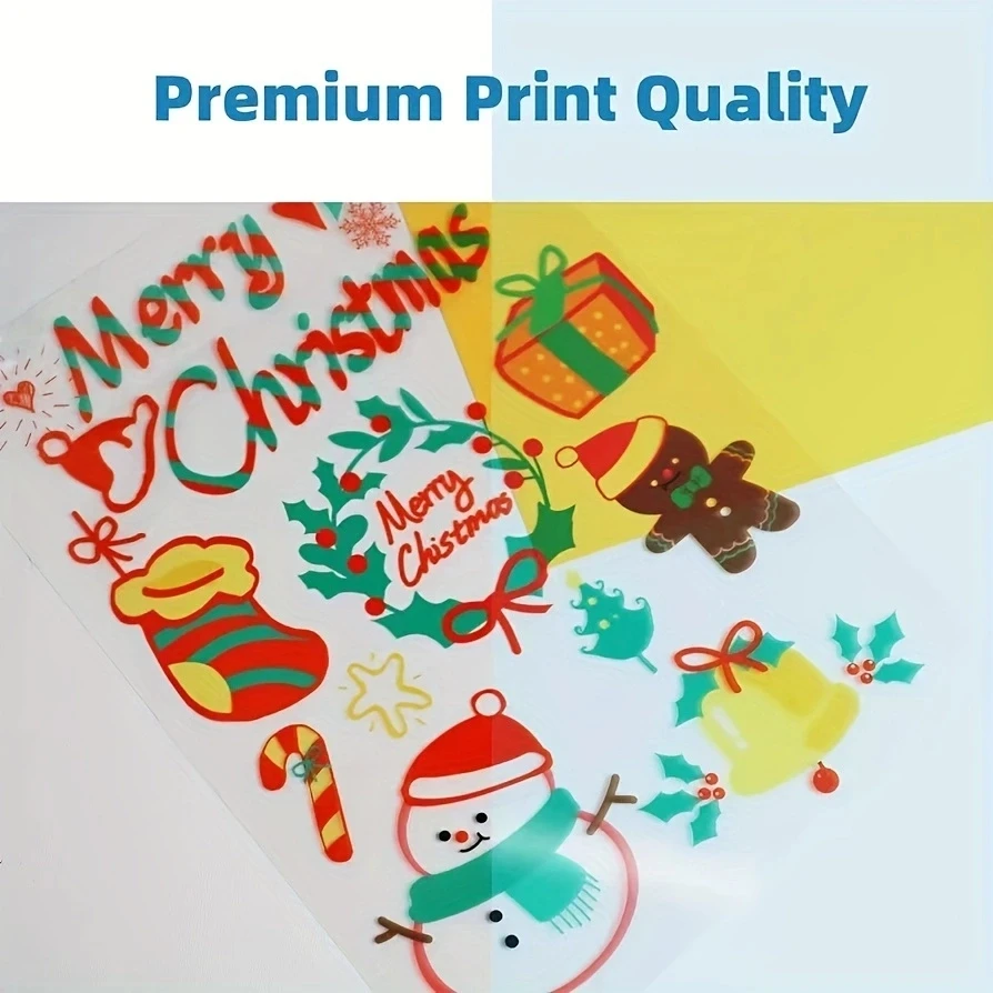 20 pezzi A4 stampa a getto d'inchiostro pellicola trasparente per serigrafia carta stencil per creazione di diapositive per proiettore 4.5mil 100% trasparente