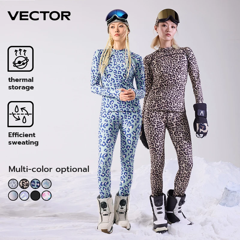 VECTOR женский ультра мягкий зимний быстросохнущий базовый многослойный комплект из флиса из микрофибры термобелье комплект джинс одежда плюс брюки