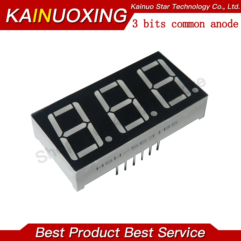 0,56-Zoll-LED-Anzeige 7 Segmente 1 Bit/2 Bit/3 Bit/4 Bit Ziffernröhre Rot Gemeinsame Kathode/Anode Digital 0,56 Zoll LED 7 Segment