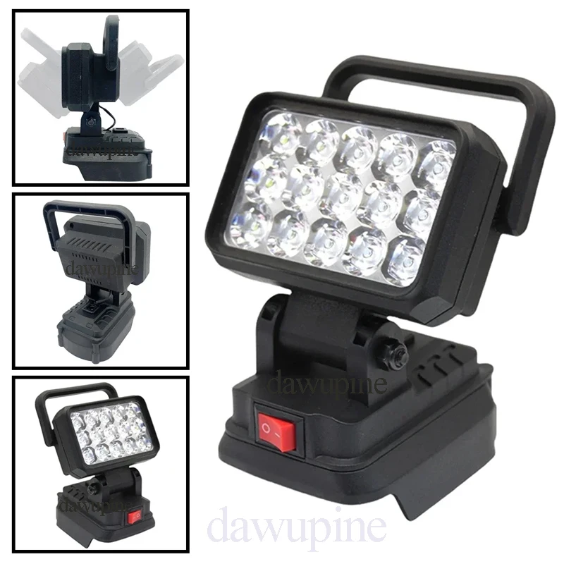 For Makita 18V Li-ion Battery Accessory BL1830 LED Work Lamp Light Torch Flashlight Lantern Camping Emergency Lighting BL1430