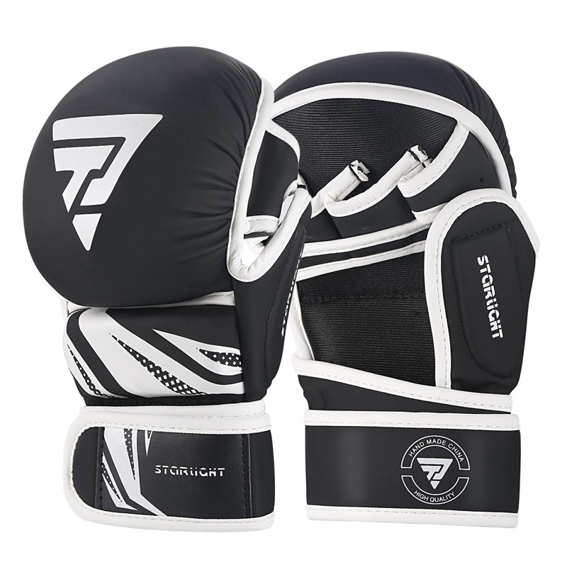 Guantes de boxeo profesionales MMA de cuero PU, guantes de boxeo para artes marciales, guantes de entrenamiento Karate Muay Thai para hombres