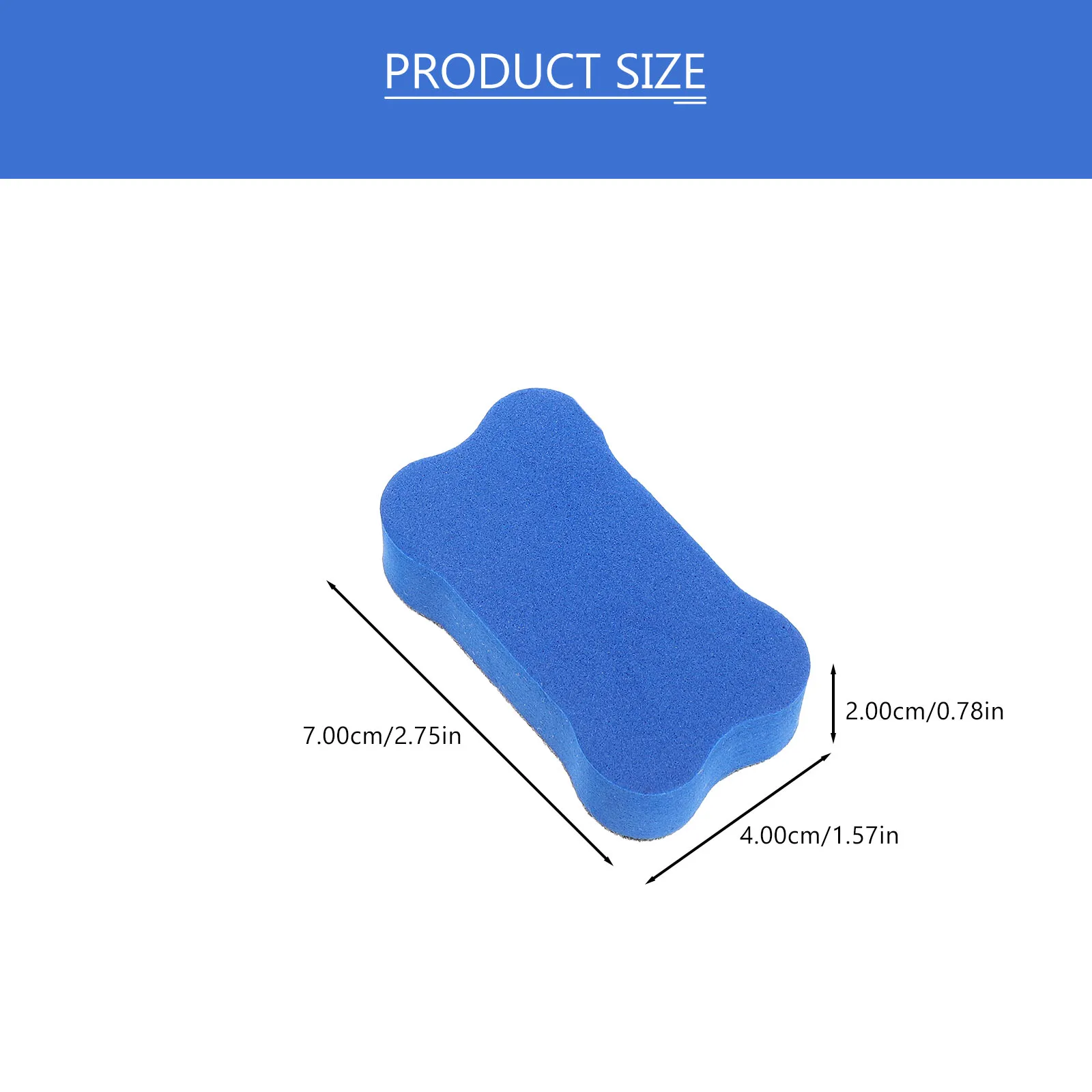 24 Pcs Whiteboard Eraser Dry Erase Erasers EVA Felt Cloth Bone Shaped Teacher Supplies Classroom Accessories Presentation Tools