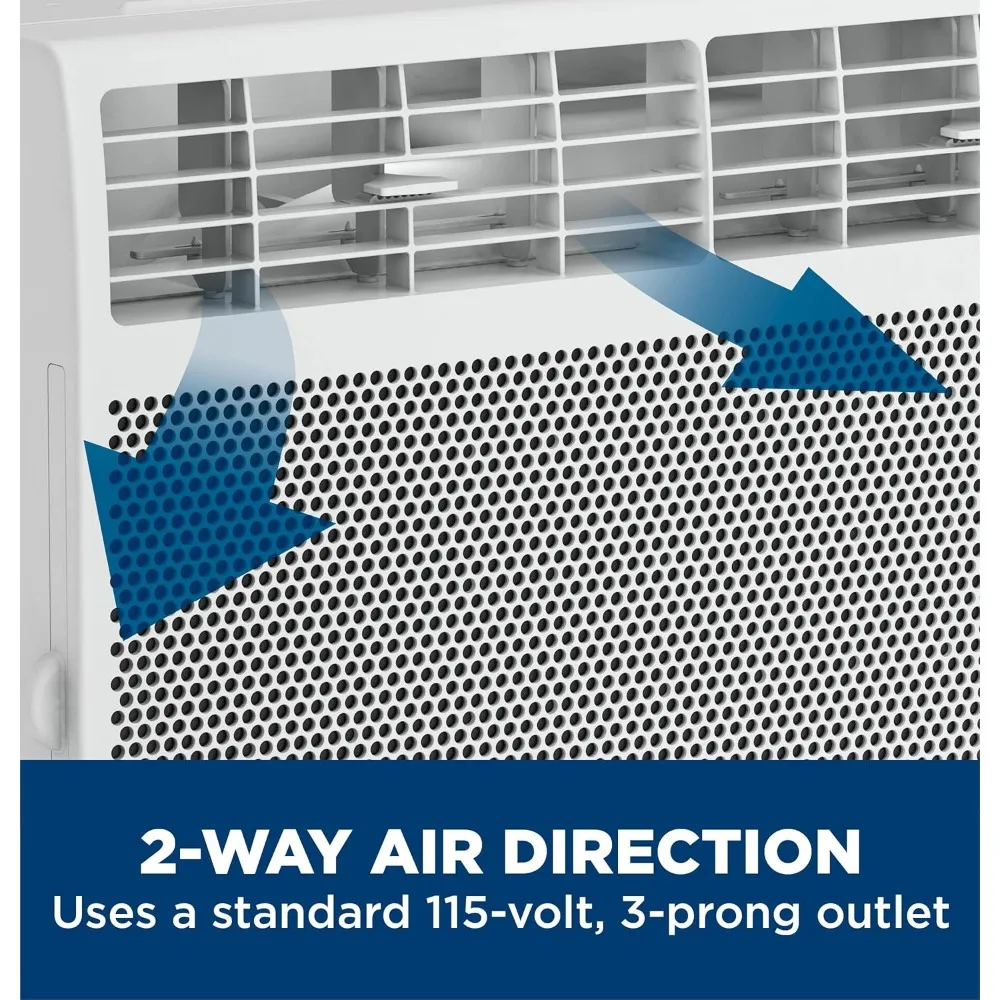 Window Air Conditioner Unit, 5,000 BTU for Small Rooms up to 150 sq ft. with Manual Adjustable Fan and Cooling Settings