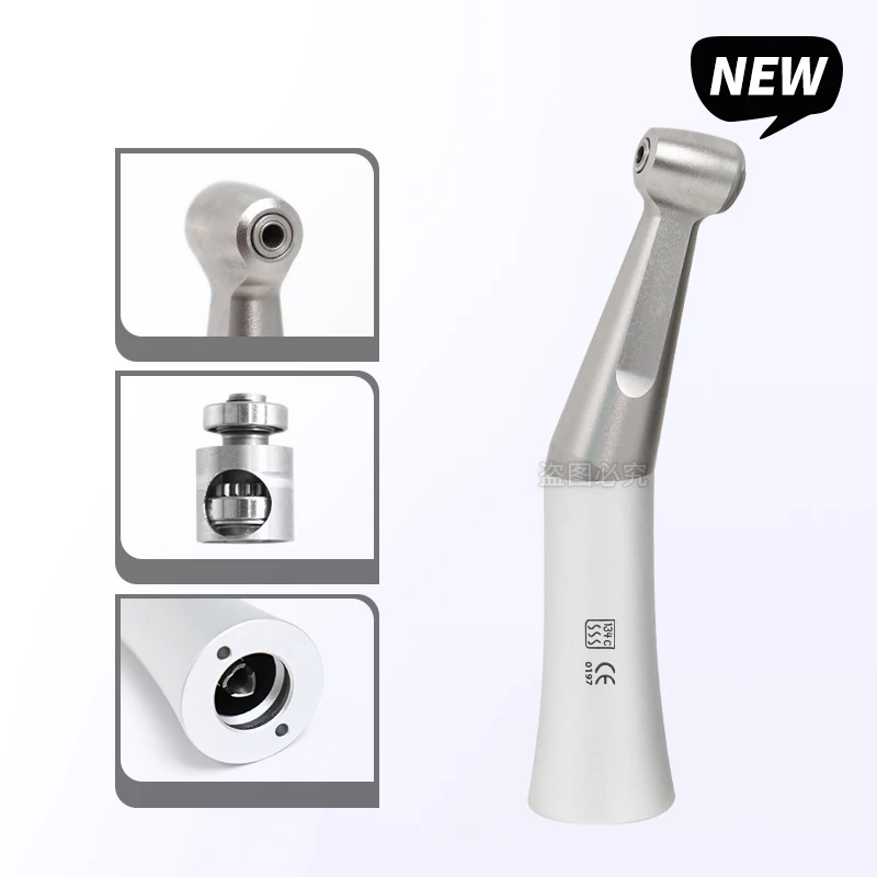 FX สไตล์ความเร็วช้า Handpiece PUSH ปุ่มอัตราส่วน 1:1 Contra ANGLE พร้อมลูกปืนขัดเครื่องมือทันตแพทย์