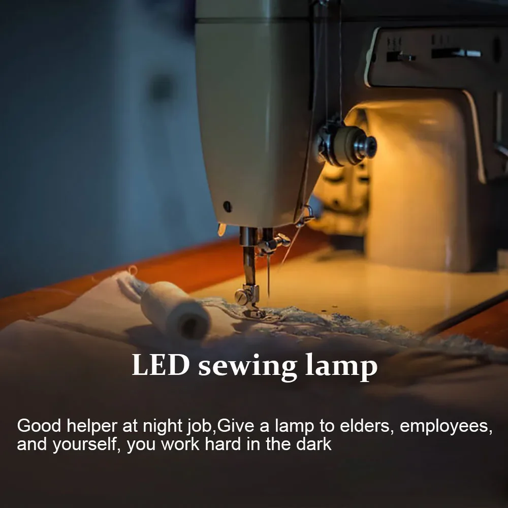 LED จักรเย็บผ้าแสงทํางานเย็บ 30 ลูกปัดโคมไฟสําหรับในร่ม Super Light Bright Room เสื้อผ้า Night Production