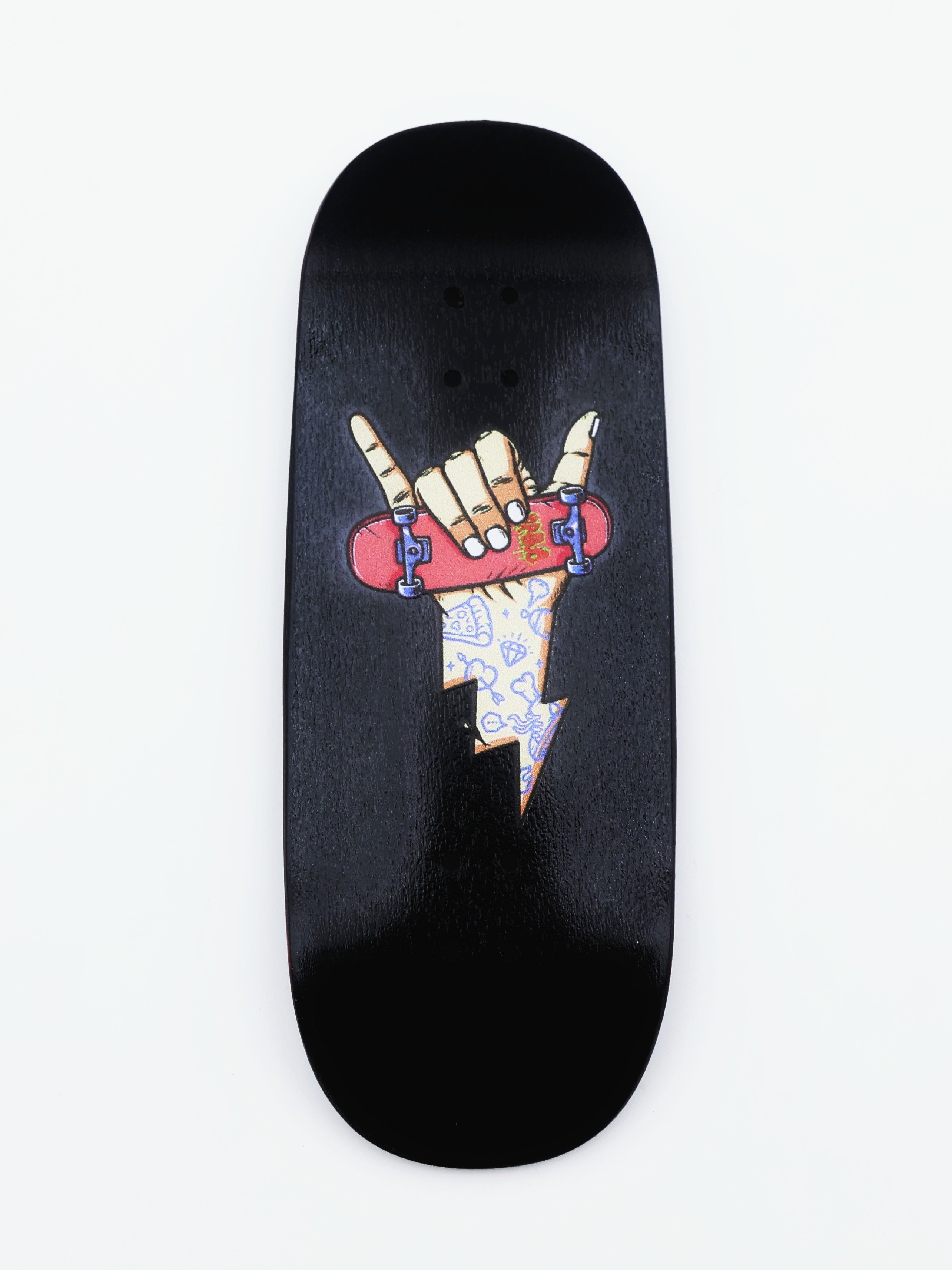 Деревянная доска Pro Fingerboard Deck 34,5 мм с графикой для скейтборда на палец