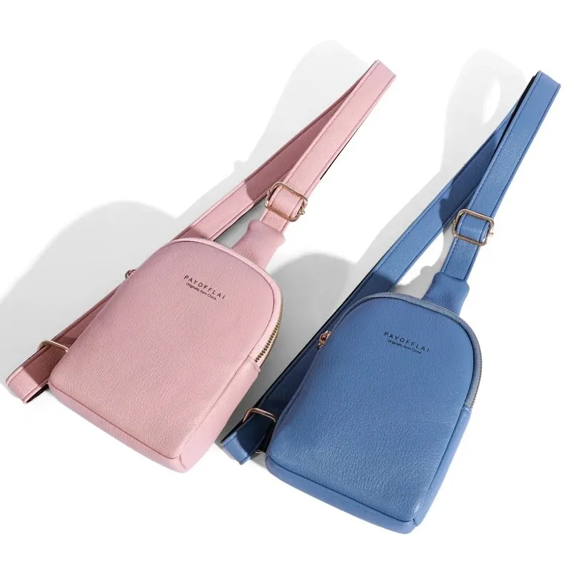 Explosivo Tendência Peito Bag Moda Casual Cross-body Bag 2023 New Wide Shoulder Strap Simples Bolsa de Ombro Mulheres