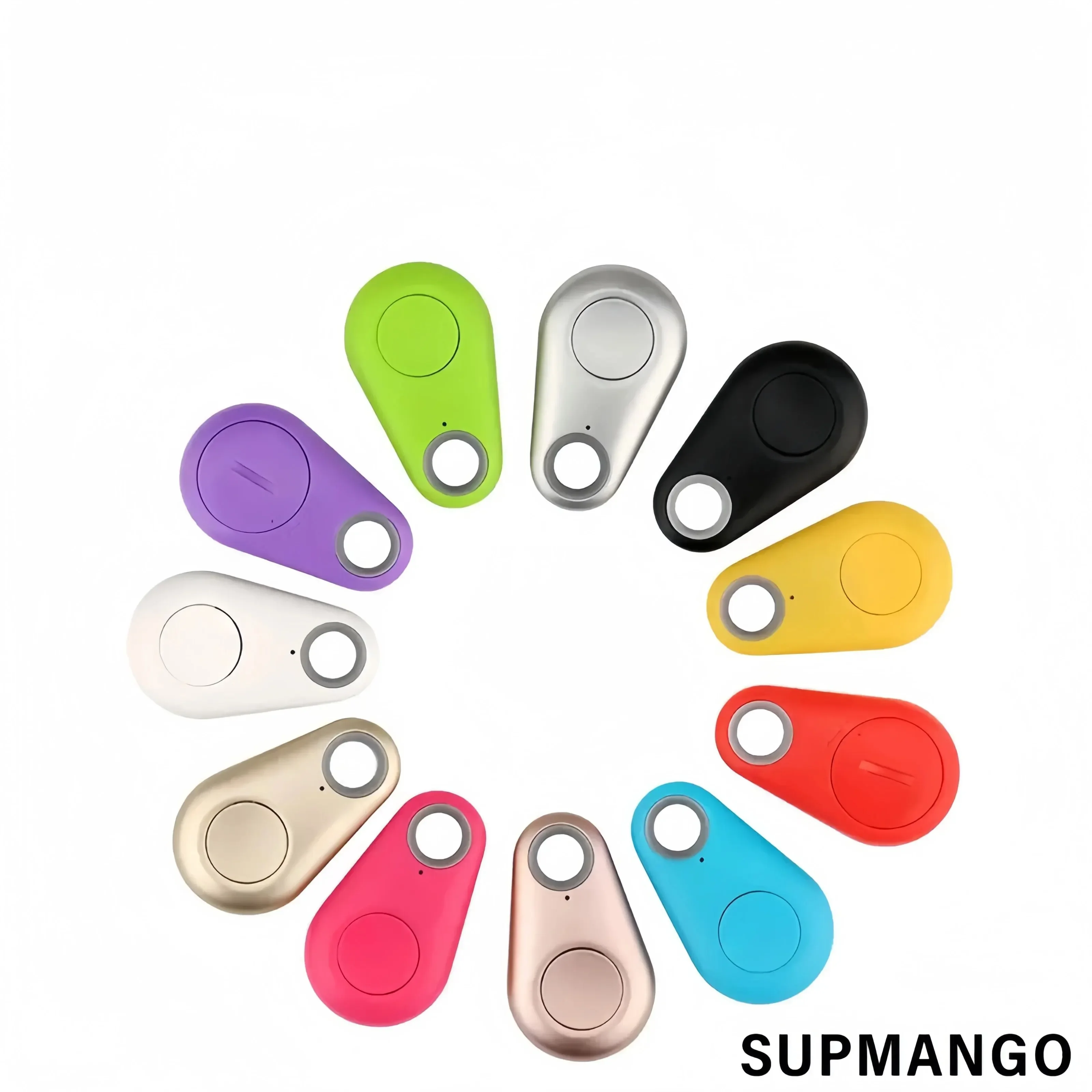 Mini rastreador de dispositivo anti-perda GPS para carteira e animal de estimação com posicionamento bidirecional compatível com smartphones Android como acessórios para animais de estimação
