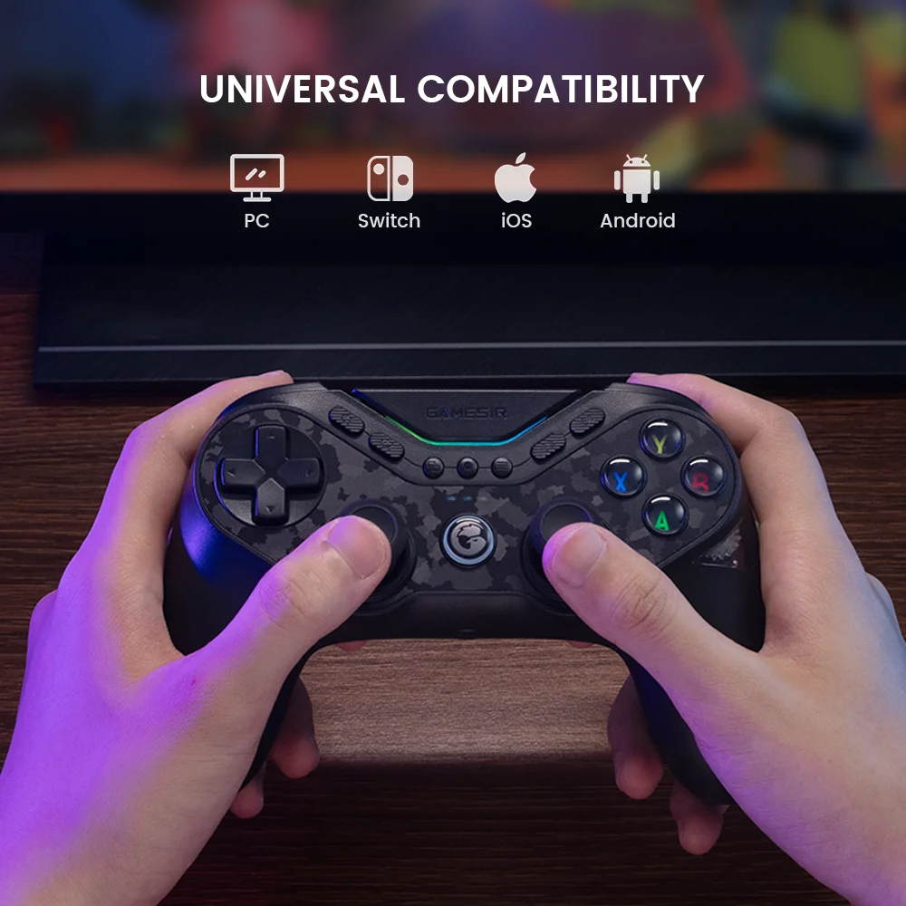Контроллер GameSir Tarantula Pro Switch, беспроводной геймпад с 9 отделениями кнопками, 6-осевым гироскопом, триггерами с эффектом Холла и NFC