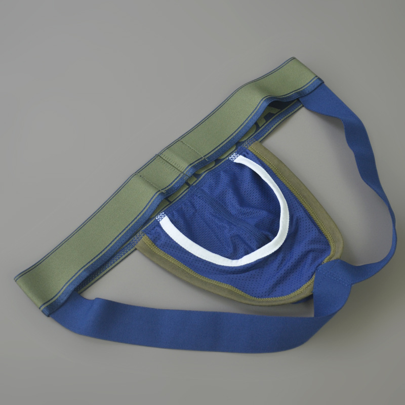 Neue Männer hinten hohl kleine Mesh niedrige Taille sexy Höschen Jugend Doppel Tanga